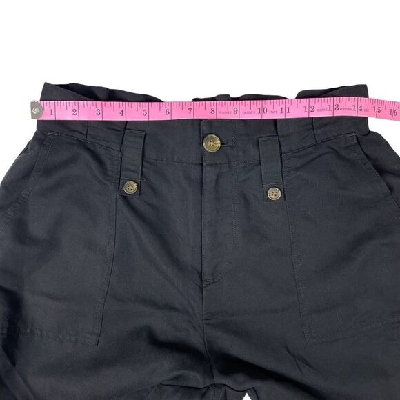 POPSUGAR Black Paper Bag Waist Lounge Pants Women’s Size Small - Picture 5 of 7